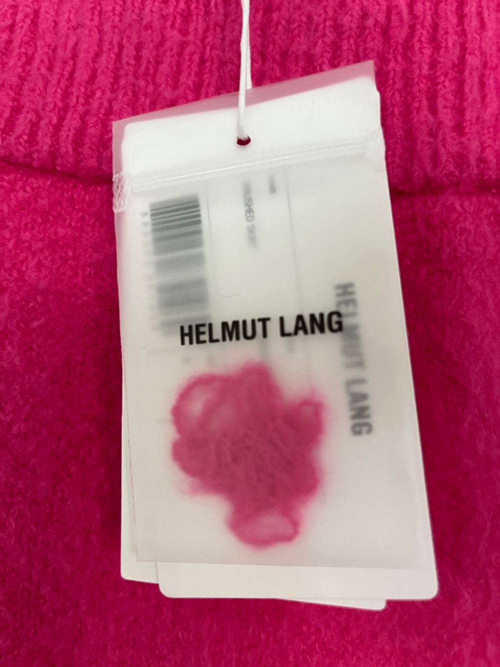 Helmut Lang Textured Knit Pencil Skirt size Small Barbie Pink NWT $225 retail - Picture 7 of 15